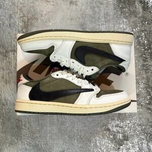 Size 6 - Travis Scott x Air Jordan 1 Retro OG SP Low Reverse Olive